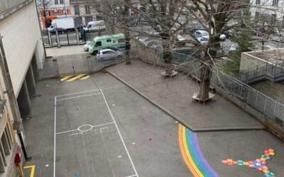 Les cours de l&rsquo;école Saint Michel prennent des couleurs