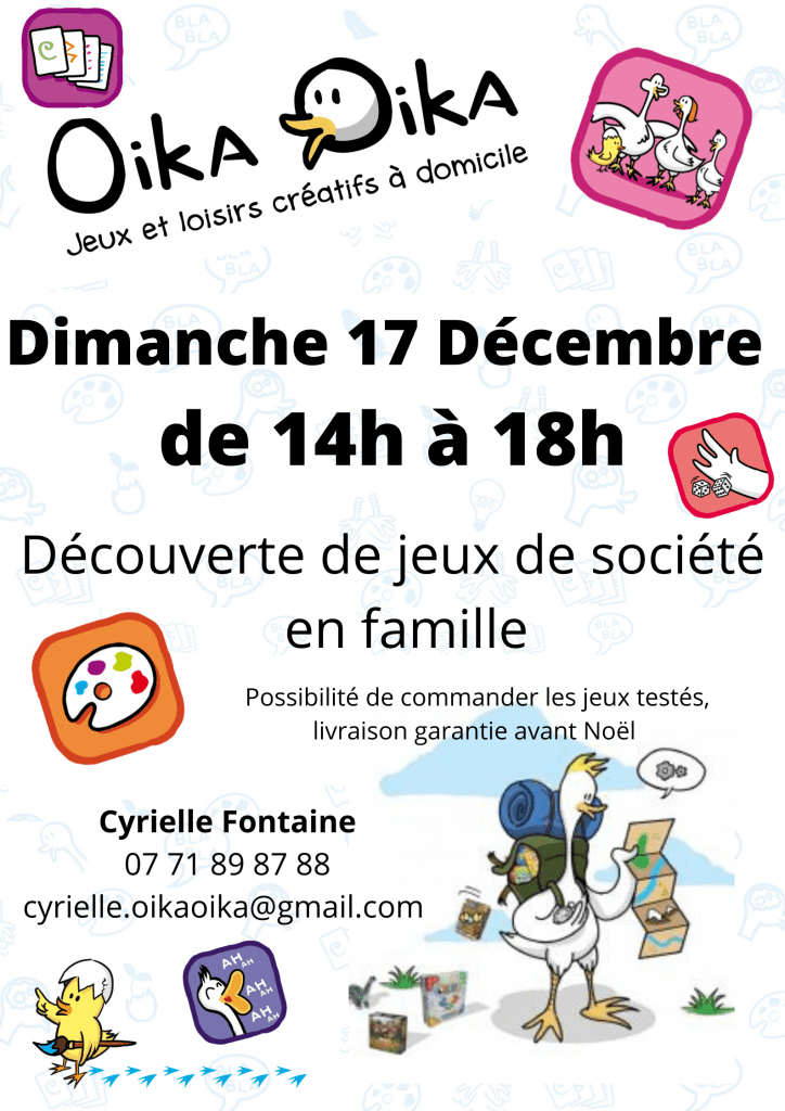 après-midi jeux de société à l'école Saint Michel
